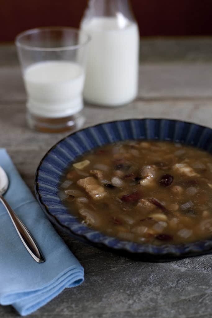 asian pork belly bean soup