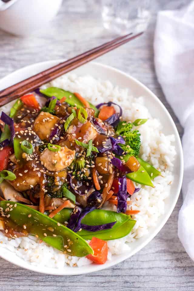 teriyaki chicken stir fry