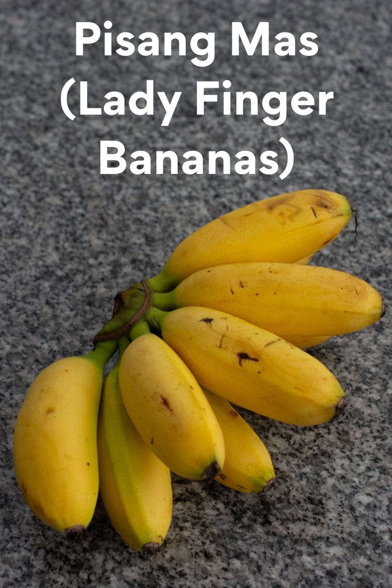 lady finger bananas pisang mas