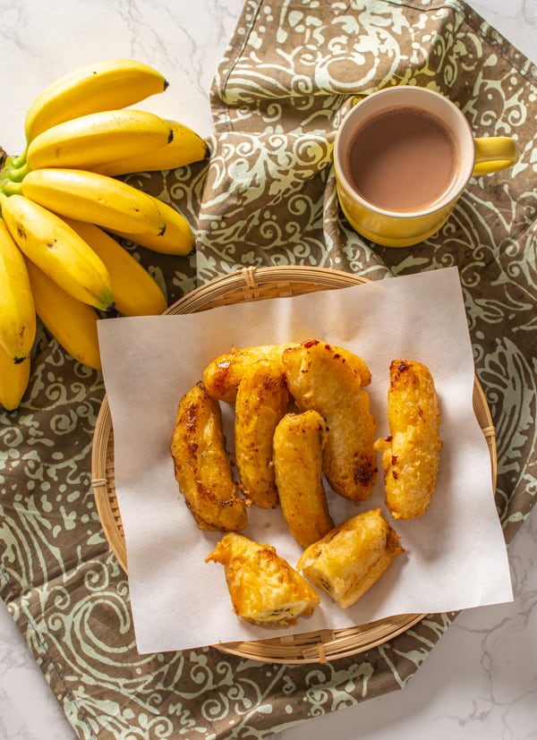 Pisang Goreng (Banana Fritters) - Wok & Skillet