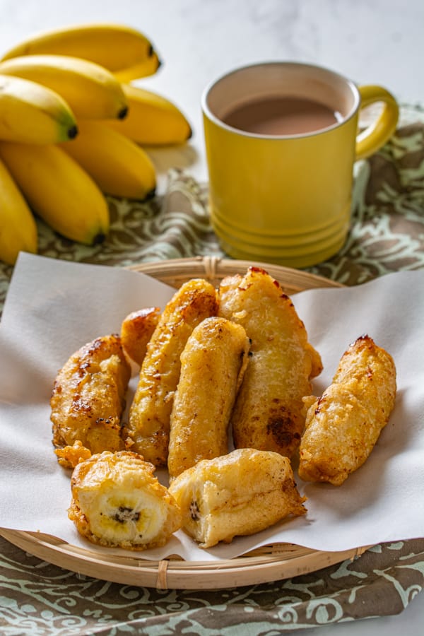 Pisang Goreng (Banana Fritters) - Wok & Skillet