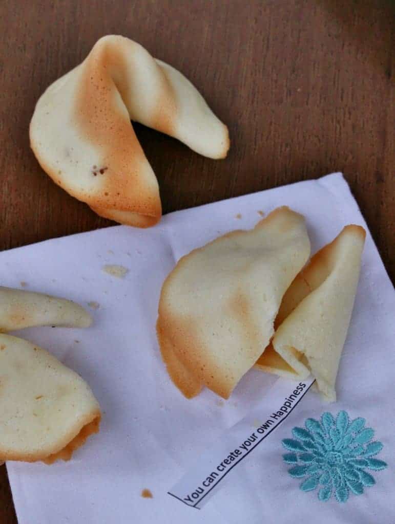 homemade fortune cookies