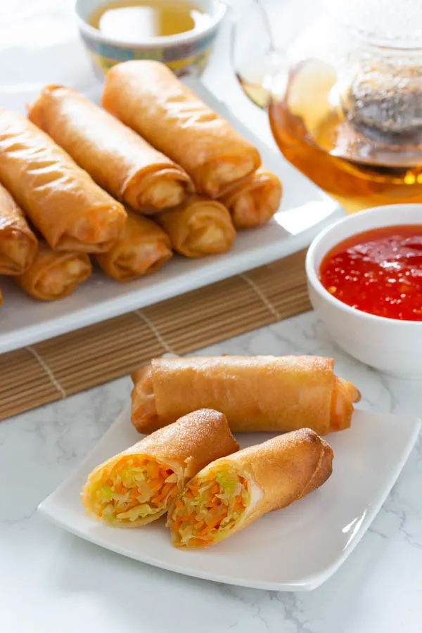 vegetable spring rolls