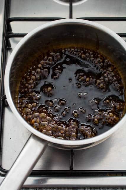 char siew sauce simmering