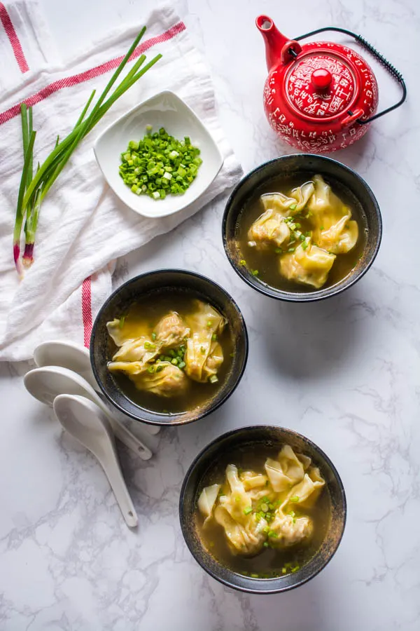 wonton soup overhead