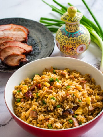 char siu fried rice
