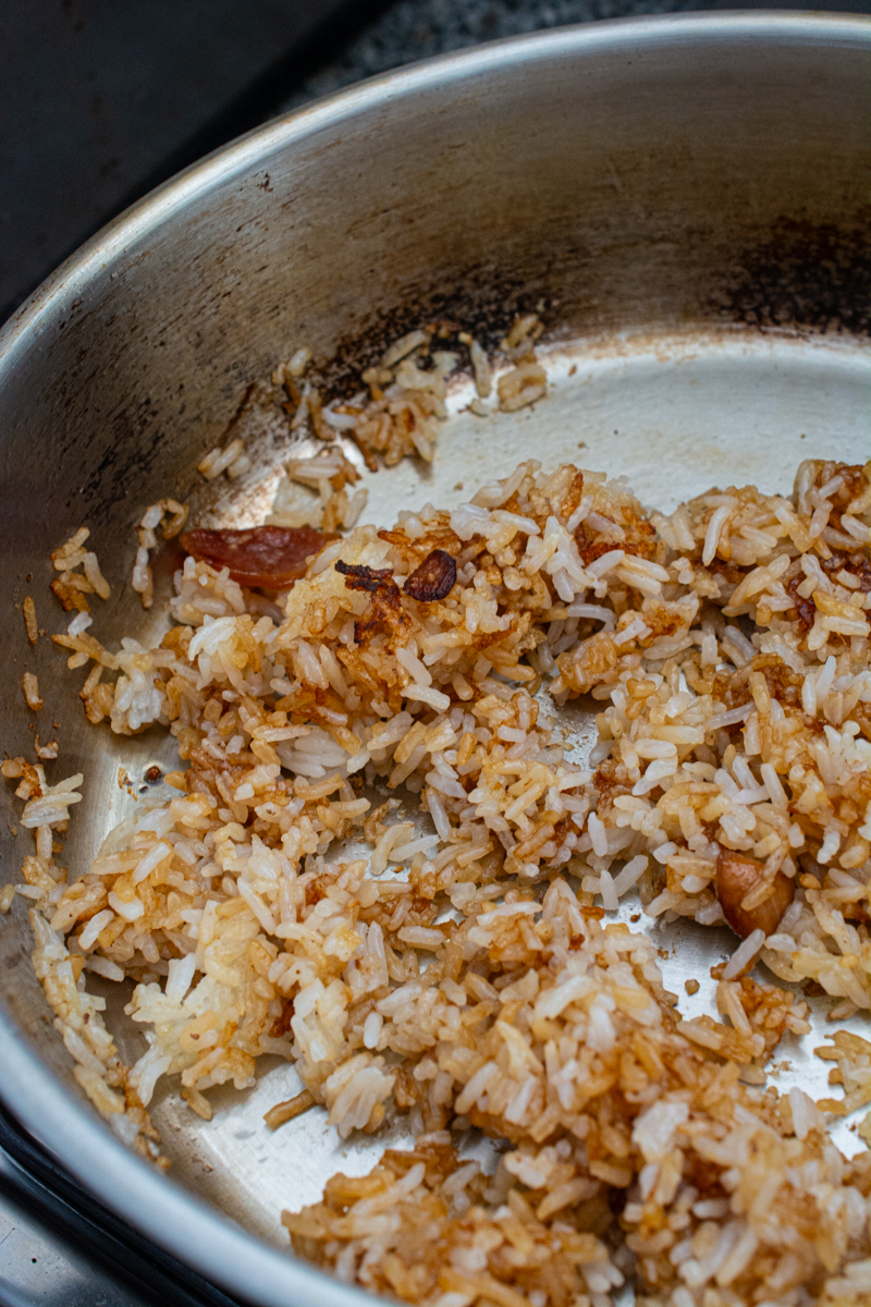 crispy rice for rice cooker claypot chicken rice