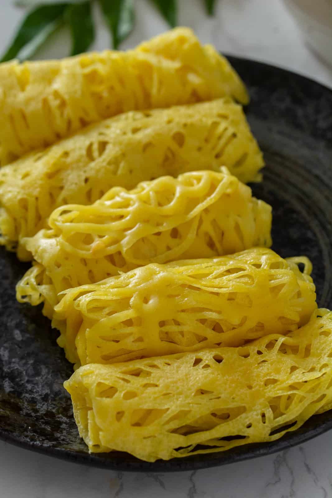 roti jala closeup